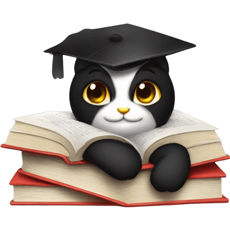 tux con libros emoji