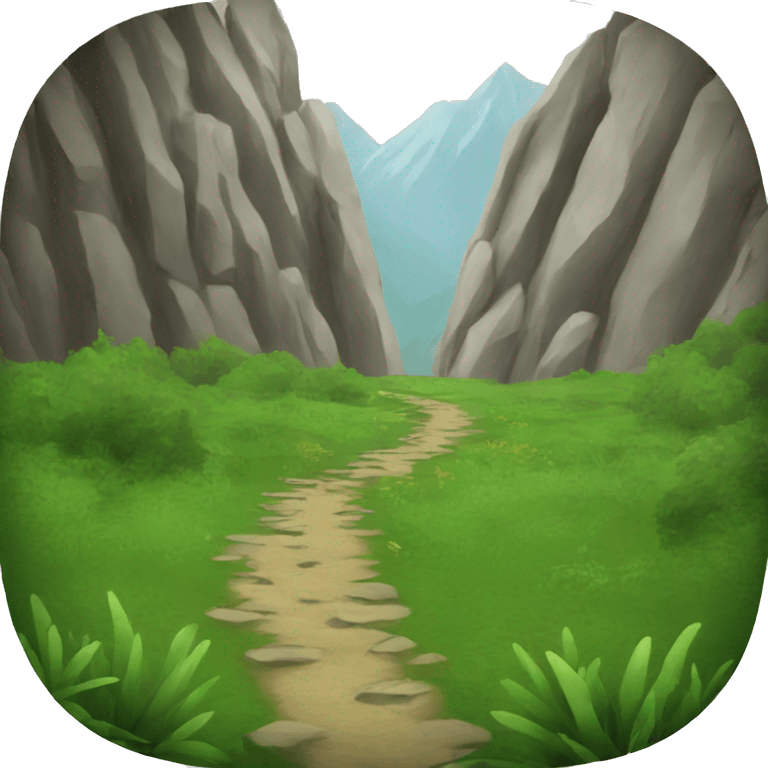 trekking background emoji