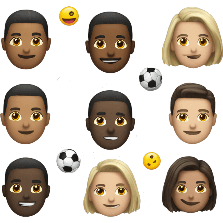 Toma mi foto de perfil y crea emojis sobre soccer emoji