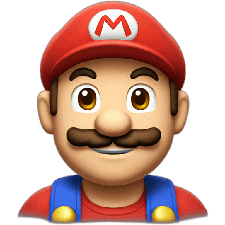 Mario (half body) emoji