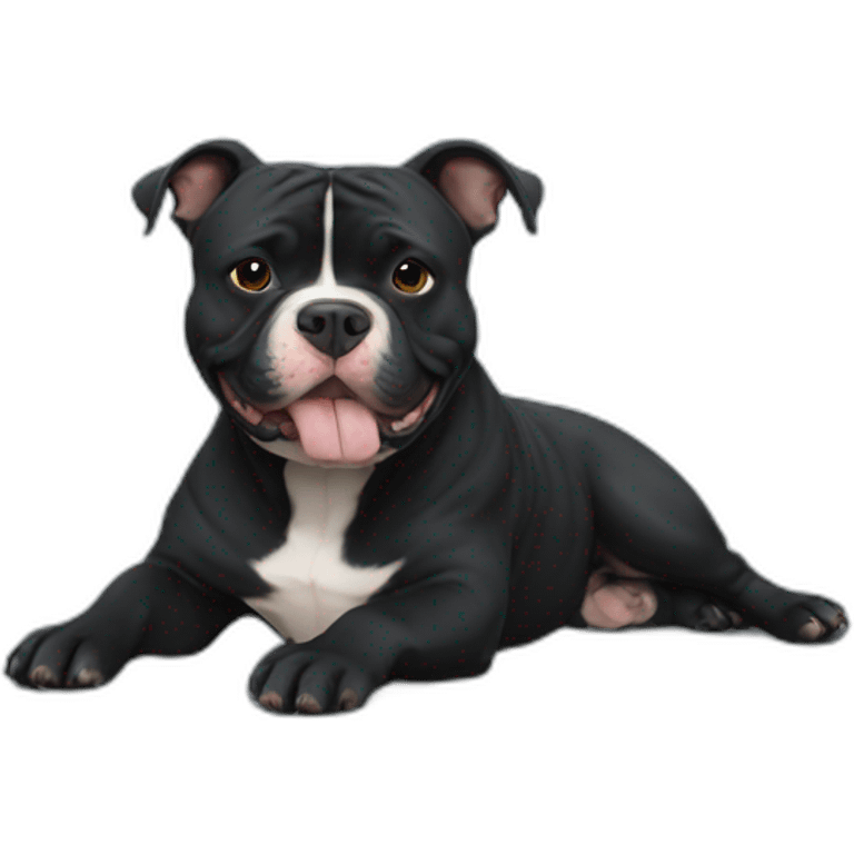 All Black American bully emoji