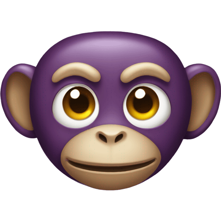 Eggplant monkey  emoji