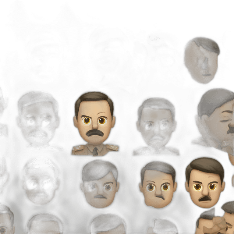 Hitler en avec une chemise emoji