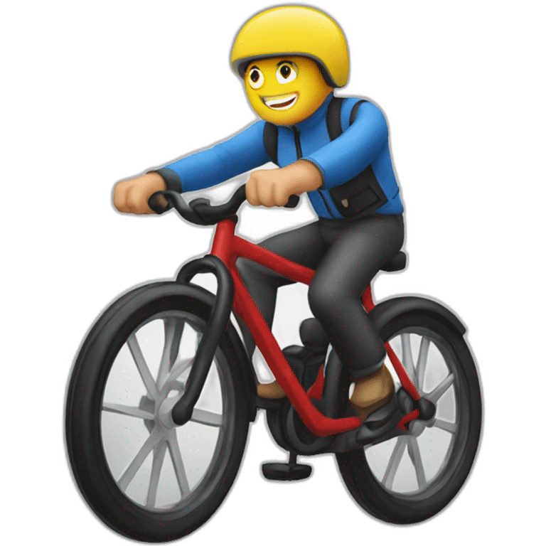 Bike riding AV boss emoji