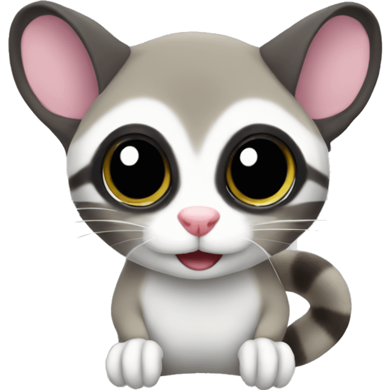 Sugar glider with mittens emoji