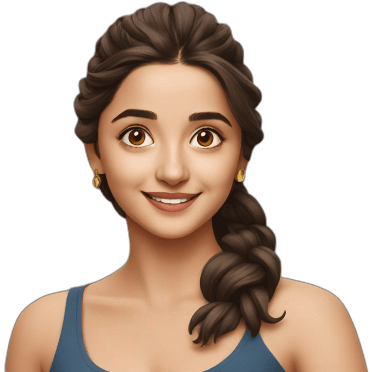 Alia Bhatt  emoji