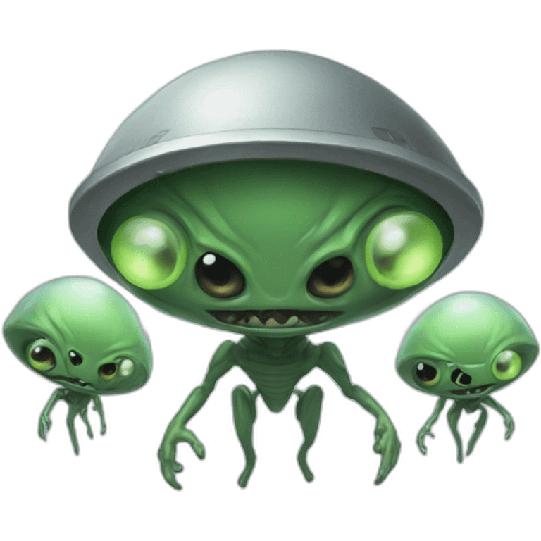 Aliens invasion emoji