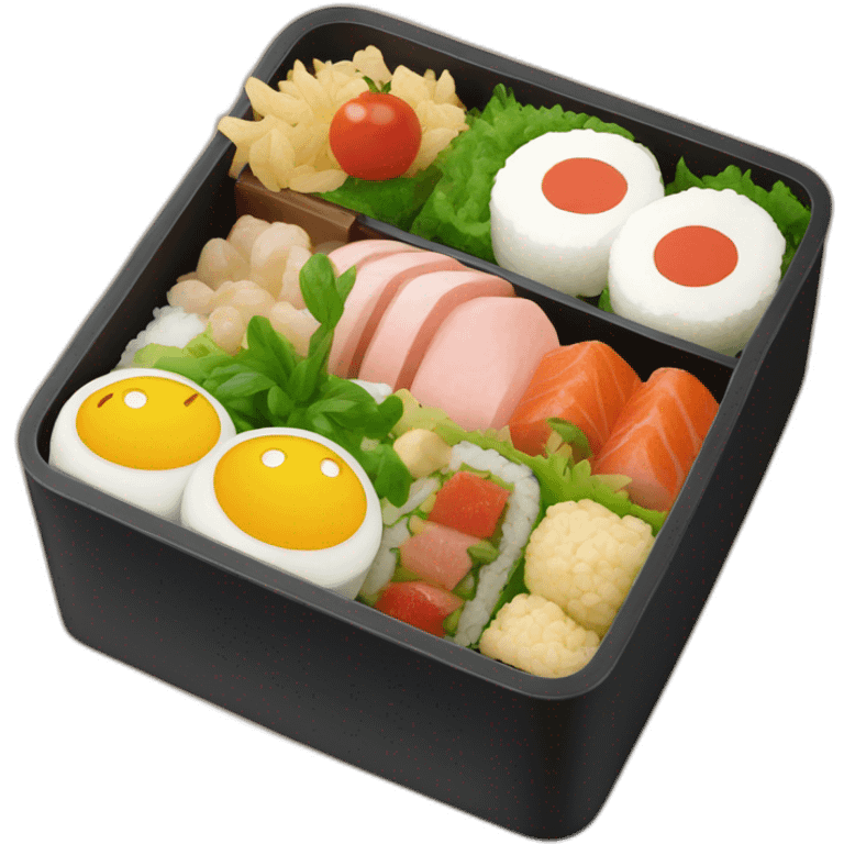 bento box on the theme of Hauru no ugoku shiro emoji