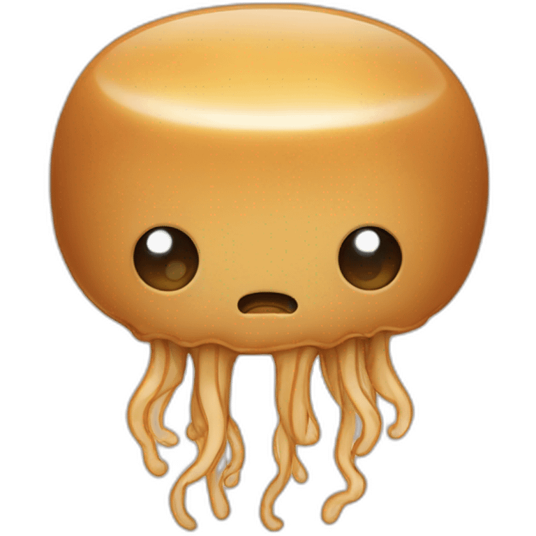 Peanut butter cute jellyfish sad emoji