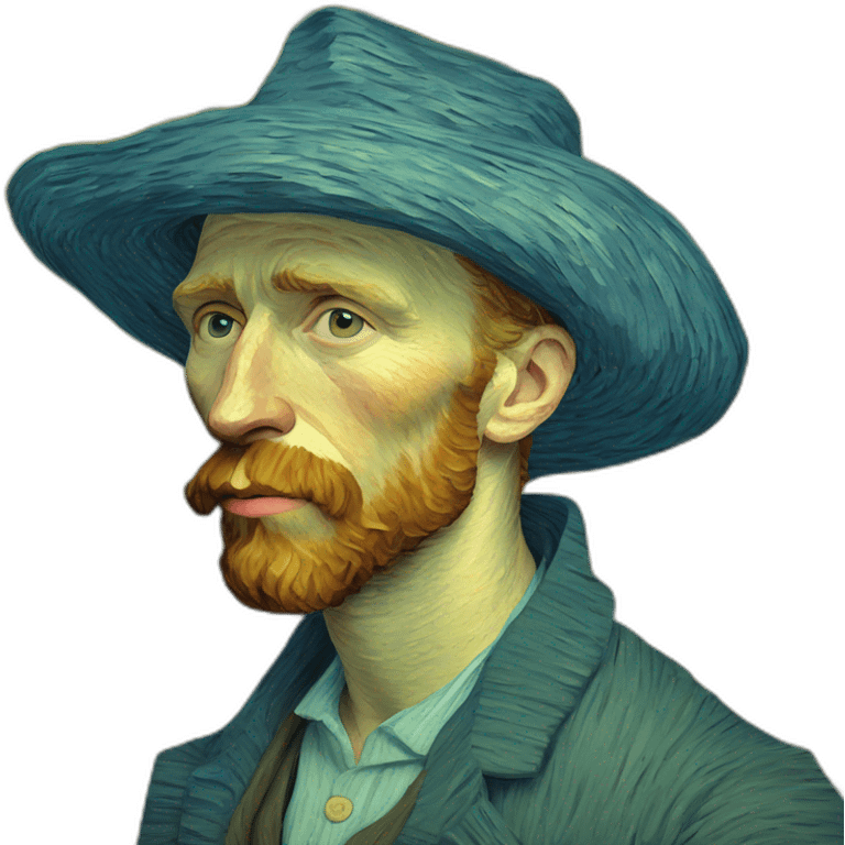 van gogh as digital artist emoji