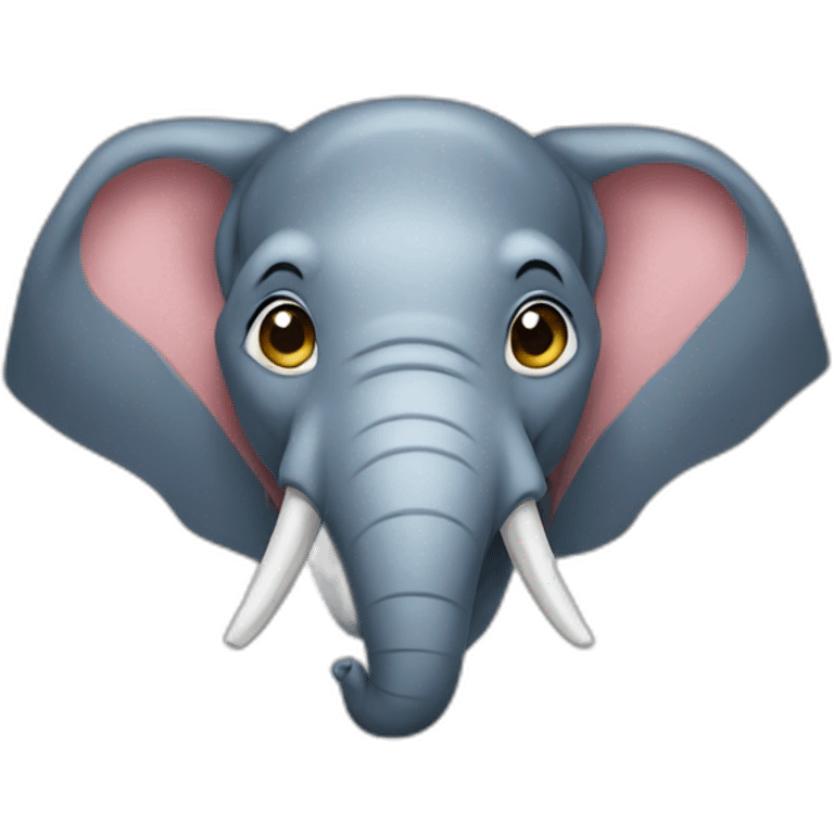 elephant face emoji