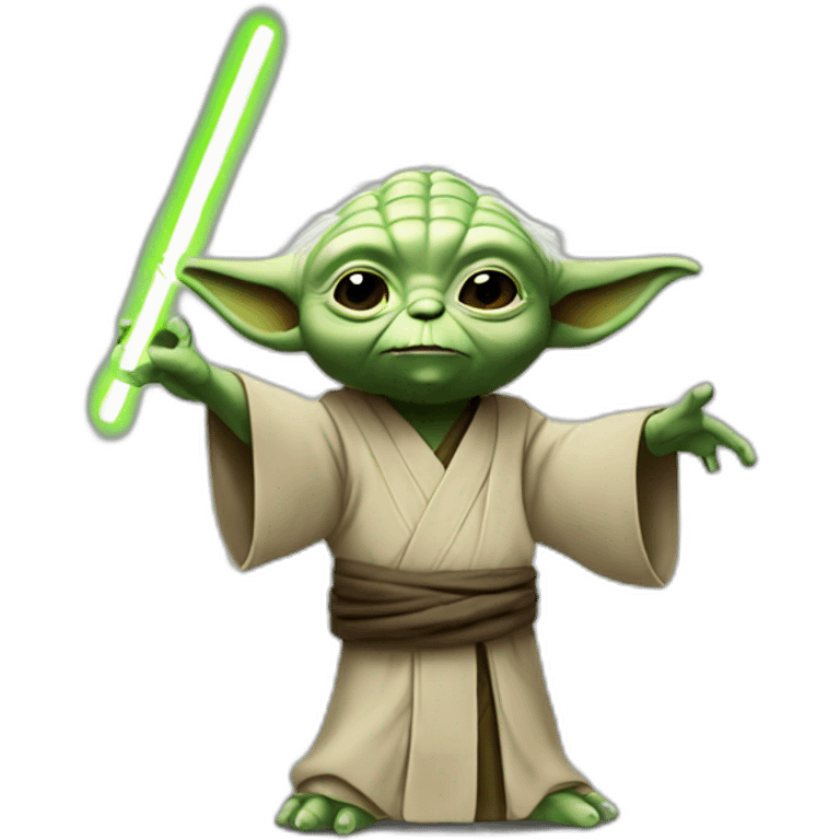 Yoda-cheering emoji