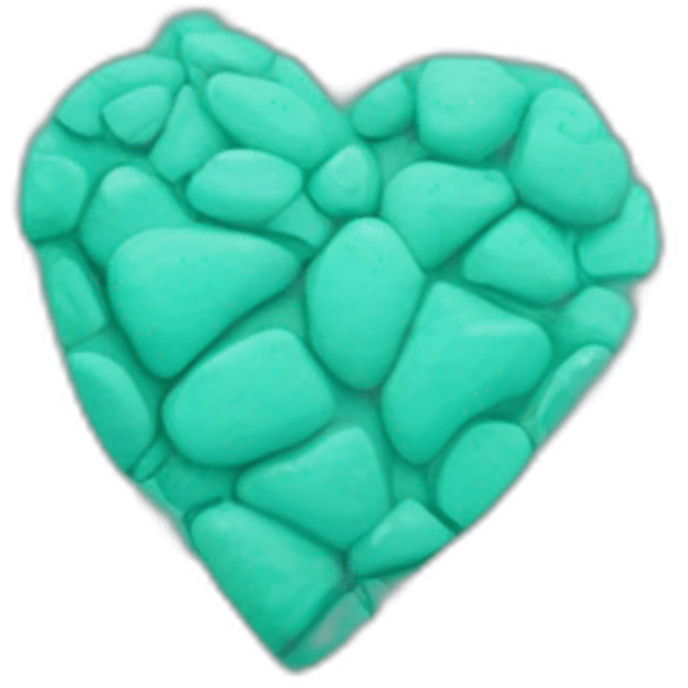 Turquoise-heart emoji