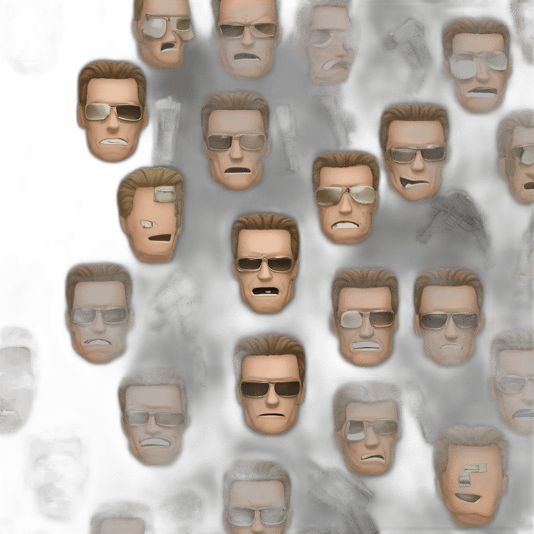 terminator arnold schwarzeneger emoji