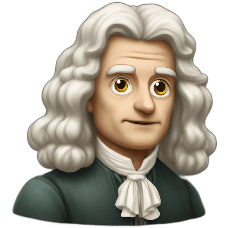 Isaac Newton chock emoji