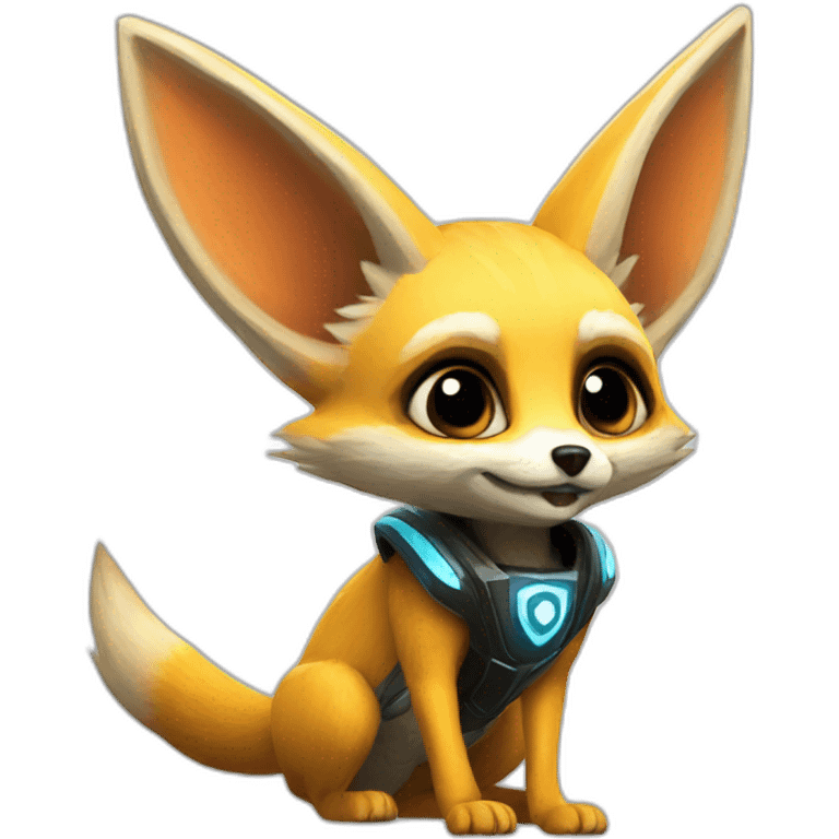 Fennec in rocket league emoji