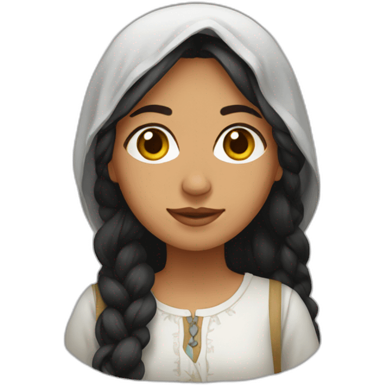 Tunisian girl emoji