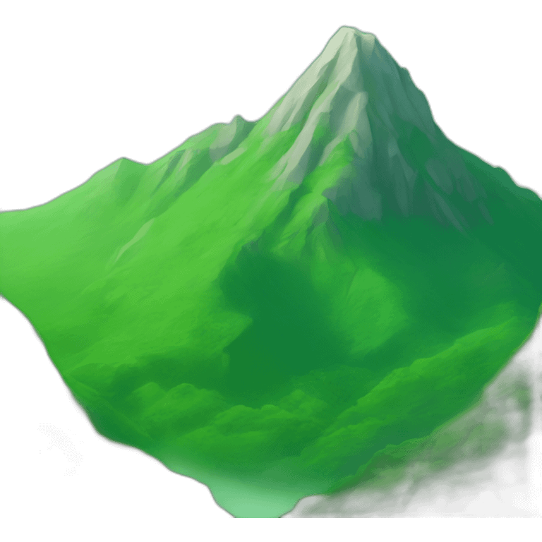 mountain green emoji