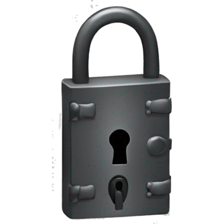 gothic LOCK emoji