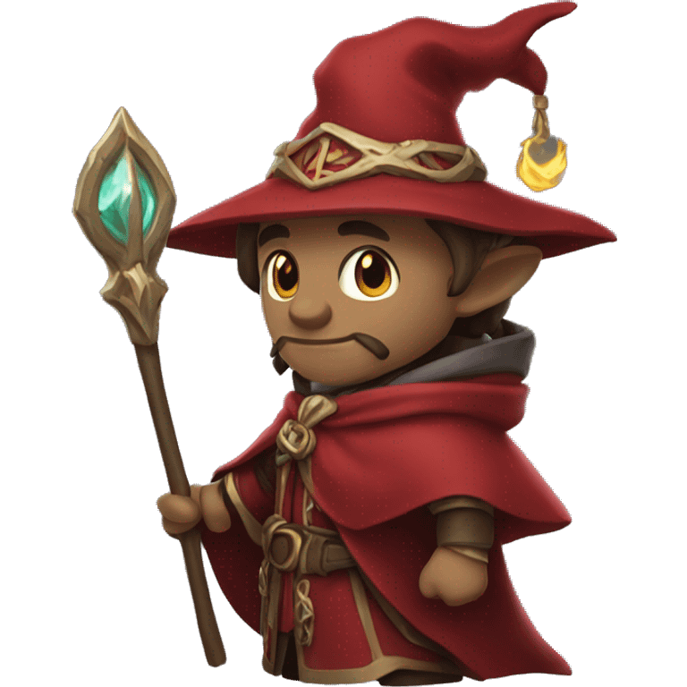 mid skin tone mage with red coat emoji