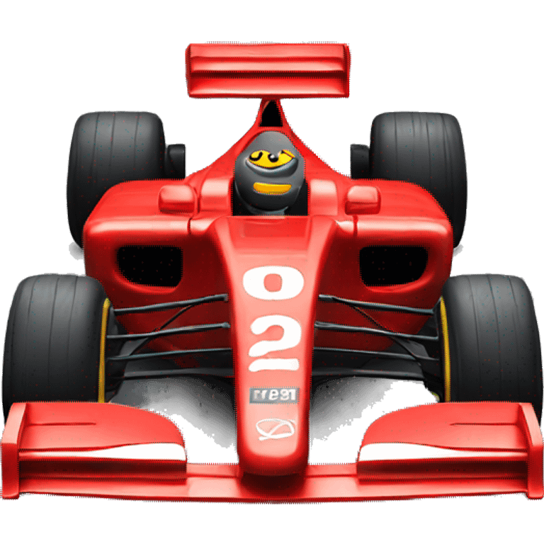 Red formula 1 car emoji