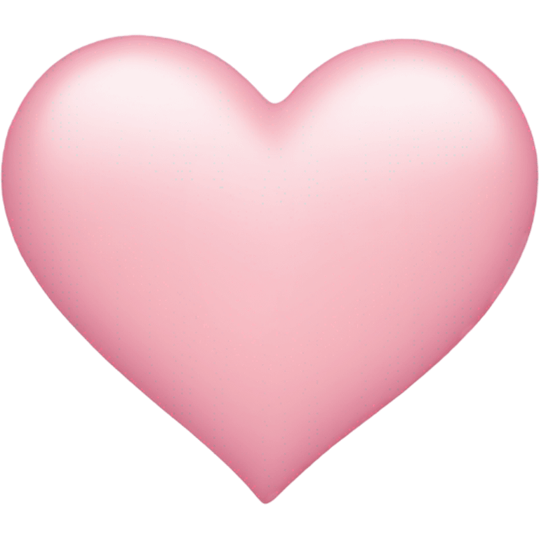 Light pink heart emoji