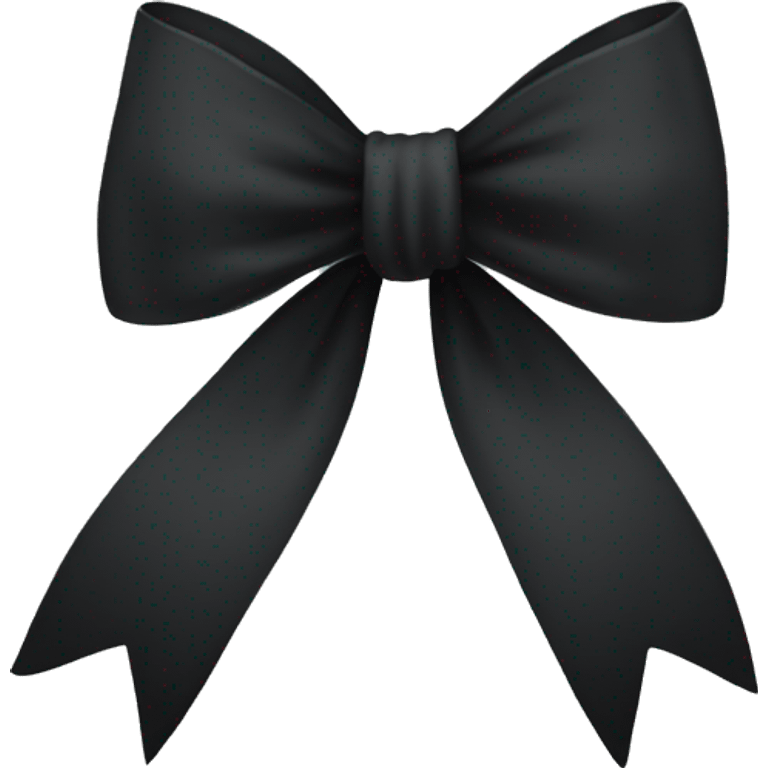 Black bow emoji