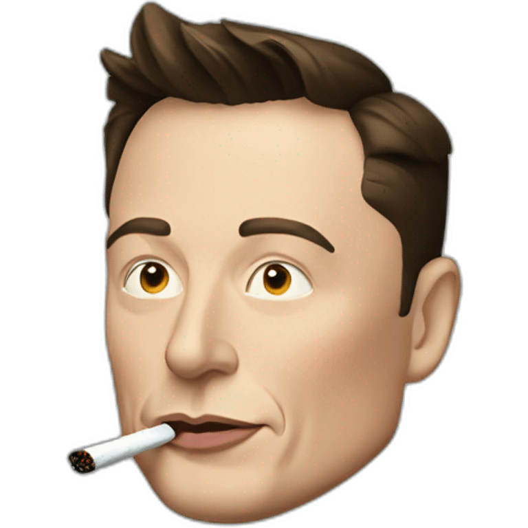 elon musk smoking emoji