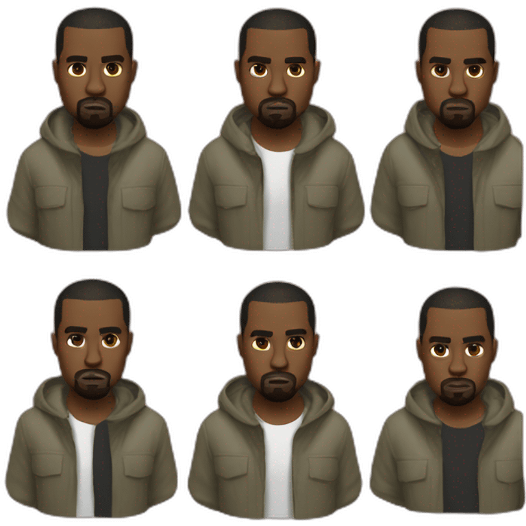 kanye west as gta character emoji