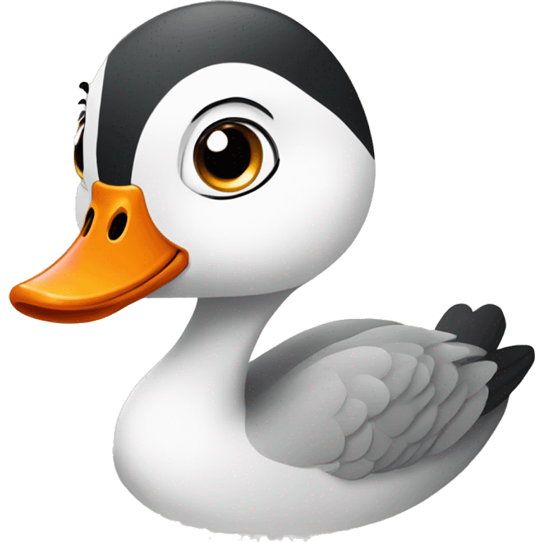 Cute little goose  emoji