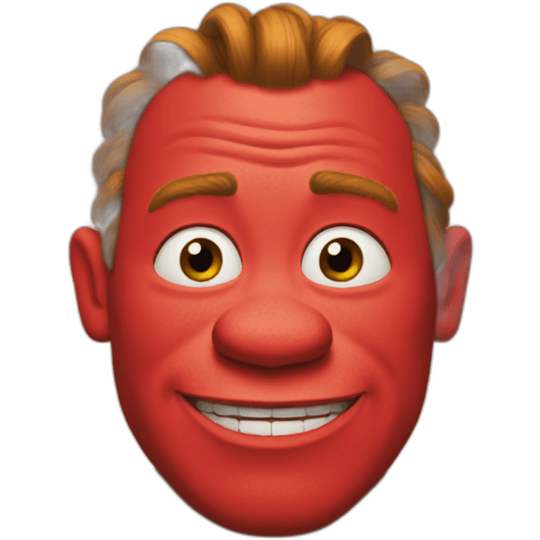 red-shrek emoji