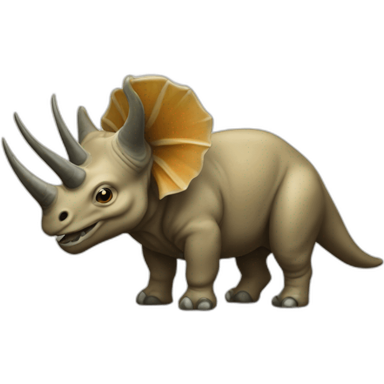 Tricératops emoji