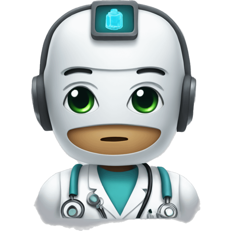 Robot doctor emoji