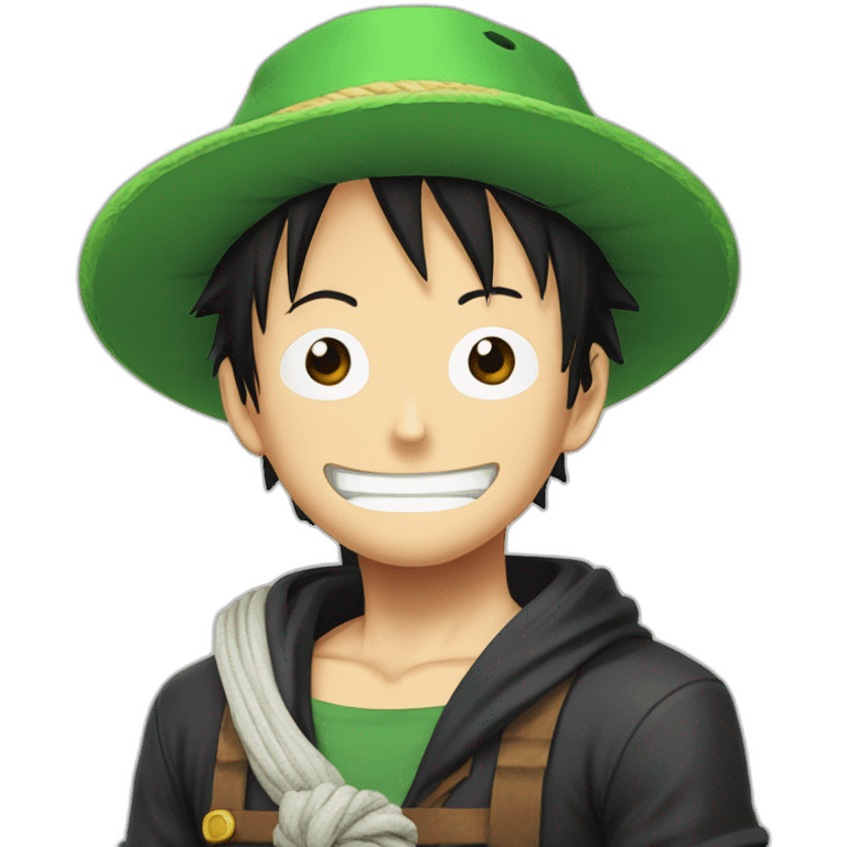 Luffy avec Zoro emoji