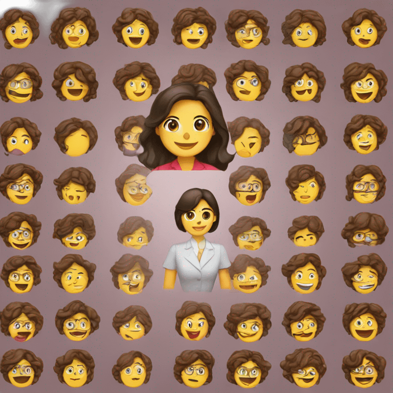 Secretaria morena bonita emoji