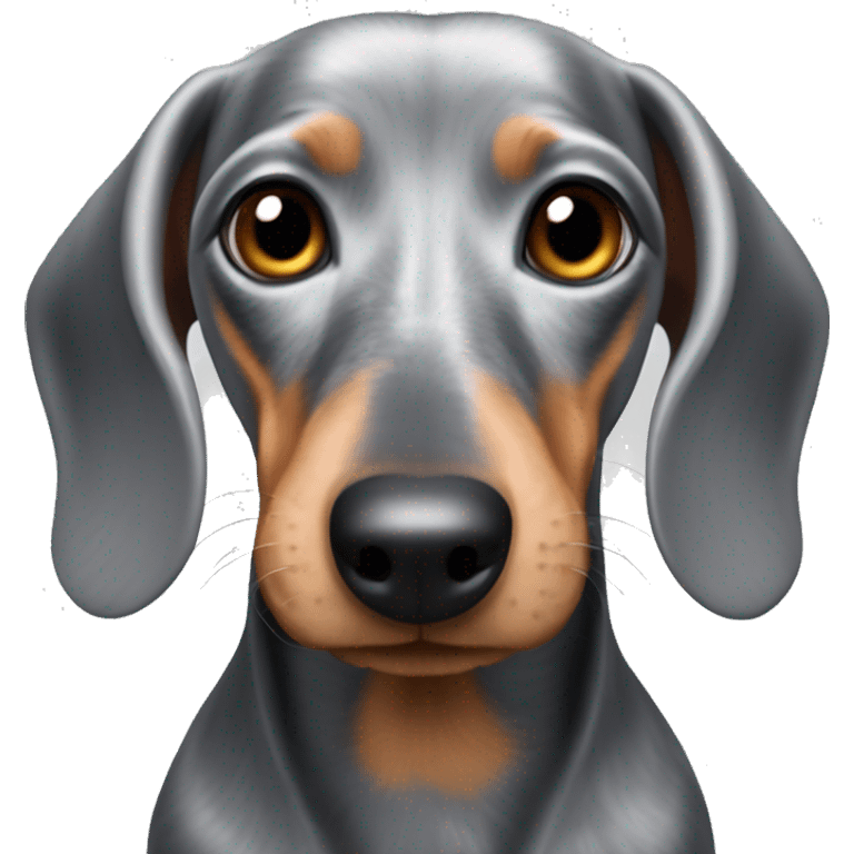 Silver dapple dachshund  emoji