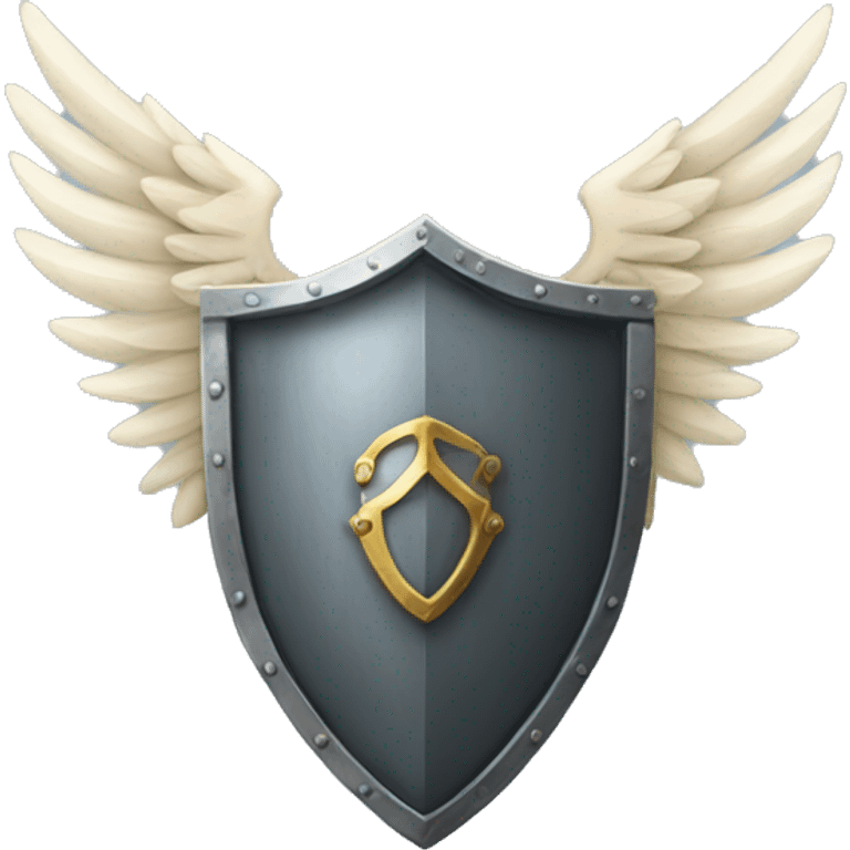 winged shield of wind emoji