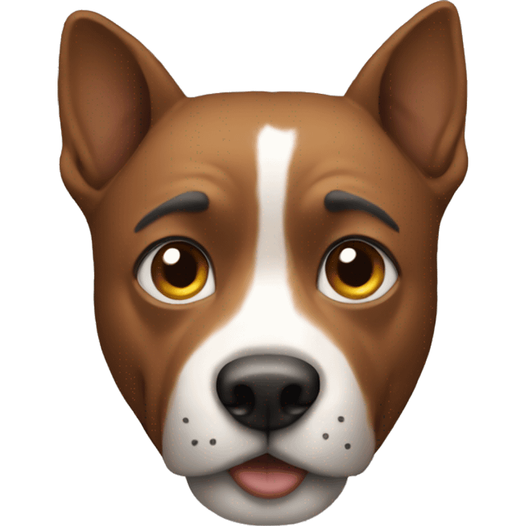 Man with dog head   emoji