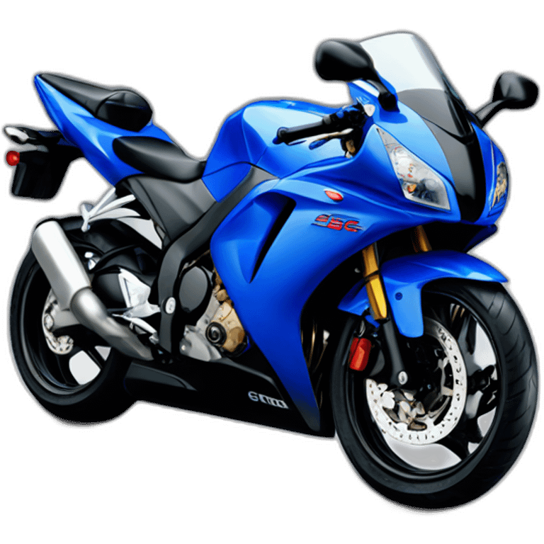 blue 2005 honda cbr600rr emoji