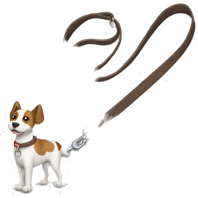 dog leash emoji