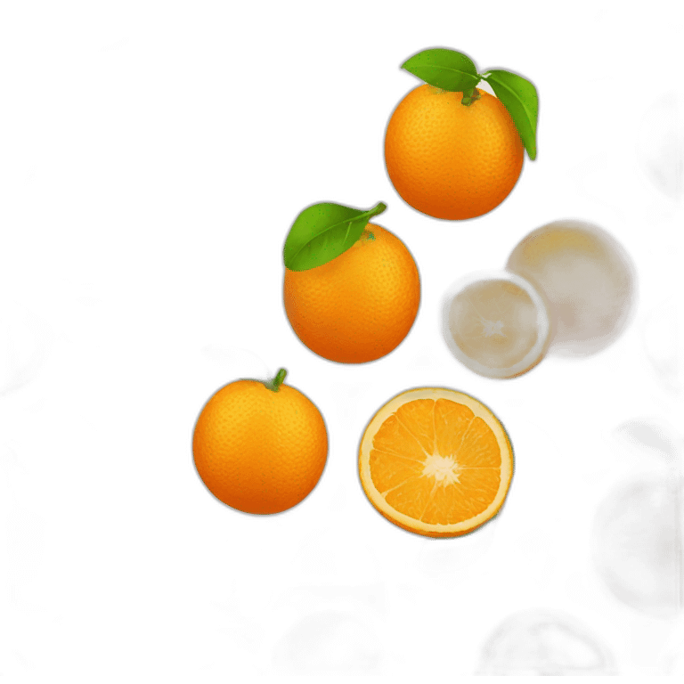 Orange fruit emoji