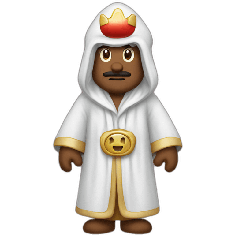 Mario in a robe emoji