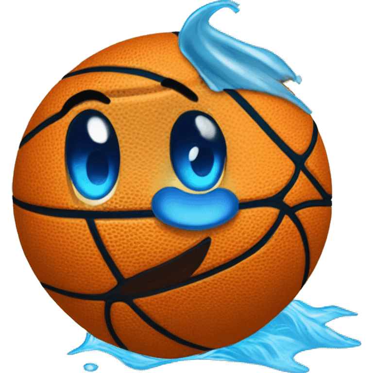 Basketball, Ocean blue eyes, golden retrevier emoji