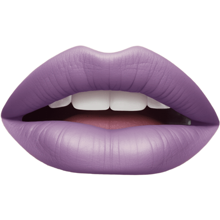 pastel purple Dior lipstick  emoji