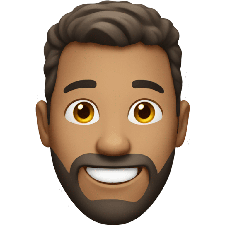 man having fun emoji