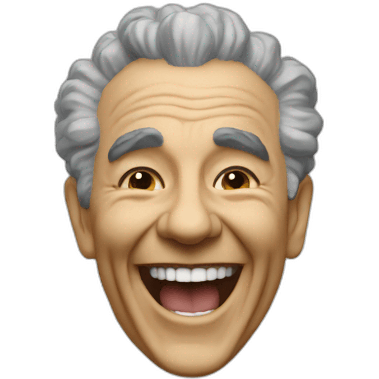 Aldo Moro laughing emoji