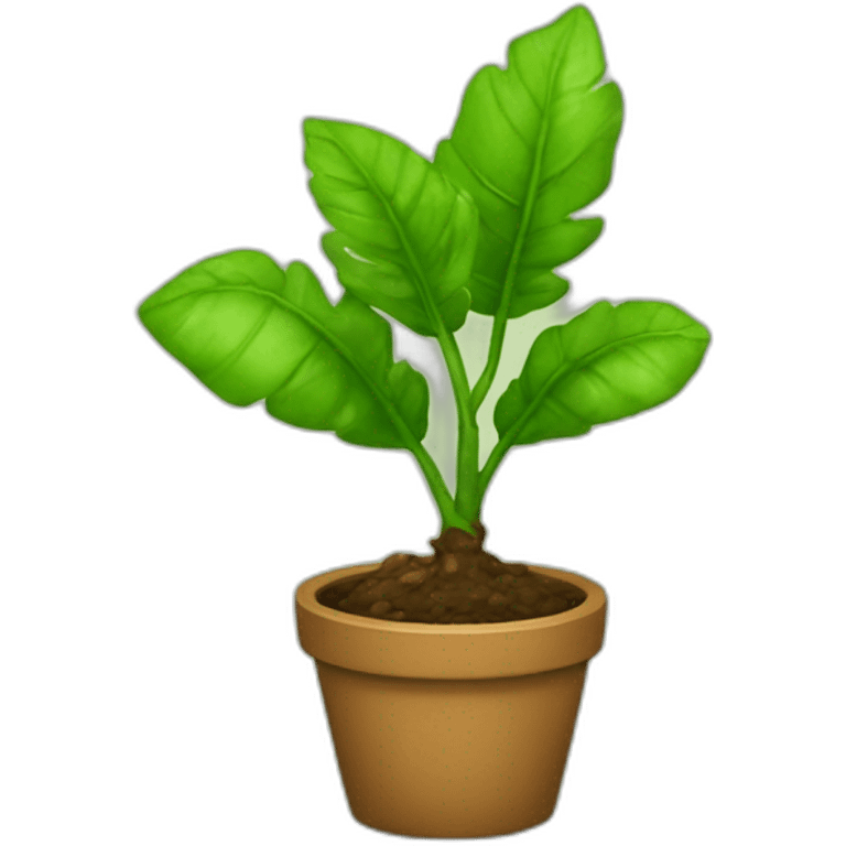 regar una planta emoji