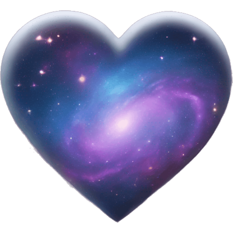 Galaxy heart emoji