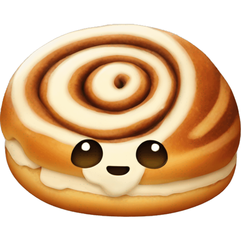 Cute Cinnamon bun emoji