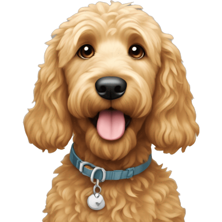 Goldendoodle named Charlie emoji